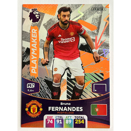 Panini Adrenalyn XL Premier League 2024 - BRUNO FERNANDES (MAN UTD) Playmaker 421
