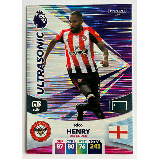 Panini Adrenalyn XL Premier League 2024 - HENRY (BRENTFORD) Ultrasonic 437