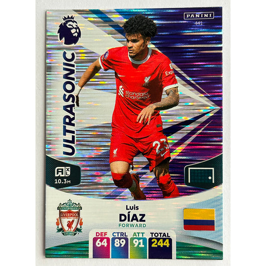 Panini Adrenalyn XL Premier League 2024 - LUIS DIAZ (LIVERPOOL) Ultrasonic 441