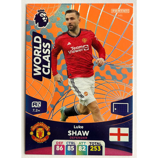 Panini Adrenalyn XL Premier League 2024 - SHAW (MANCHESTER UNITED) World Class 446