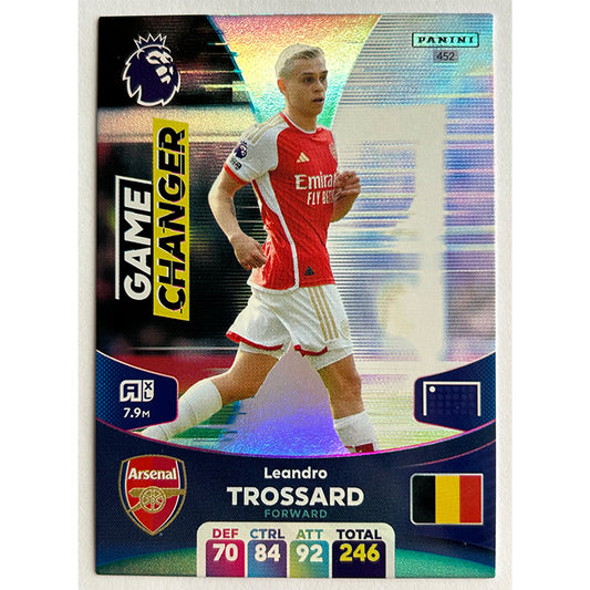 Panini Adrenalyn XL Premier League 2024 - TROSSARD (ARSENAL) Game Changer 452
