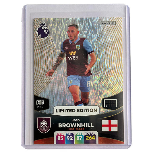 Panini Adrenalyn XL Premier League 2024 - JOSH BROWNHILL (BURNLEY) Limited Edition