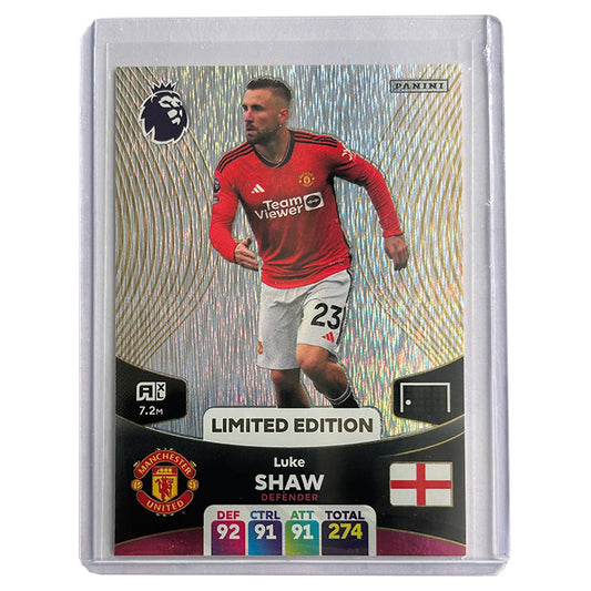 Panini Adrenalyn XL Premier League 2024 - LUKE SHAW (MAN UTD) Limited Edition