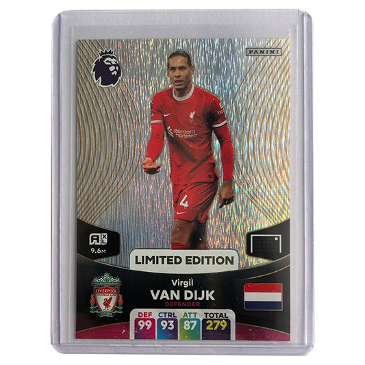 Panini Adrenalyn XL Premier League 2024 - VIRGIL VAN DIJK (LIVERPOOL) Limited Edition