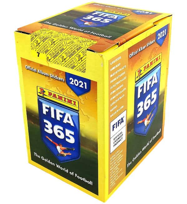 Panini 2021 FIFA 365 Official Album Stickers - Box of 50 Packets