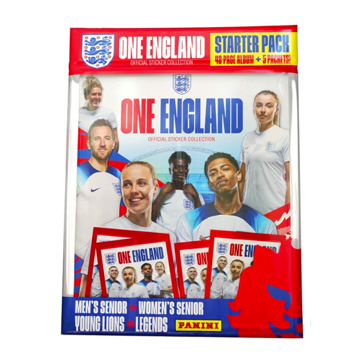 Panini 2023 One England Sticker Collection - Starter Pack