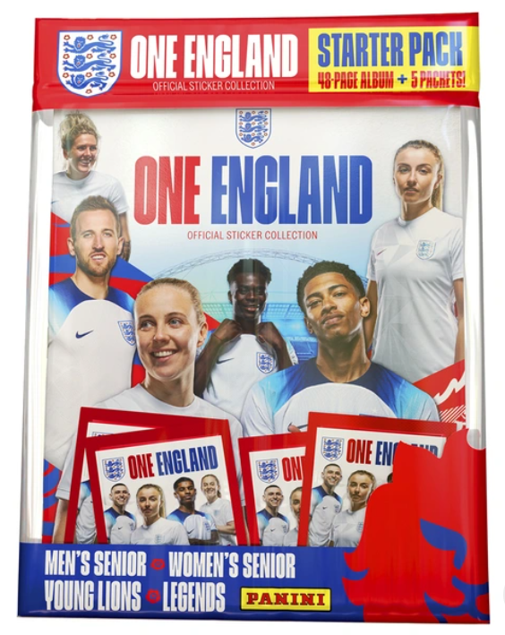 Panini 2023 One England Sticker Collection - Starter Pack