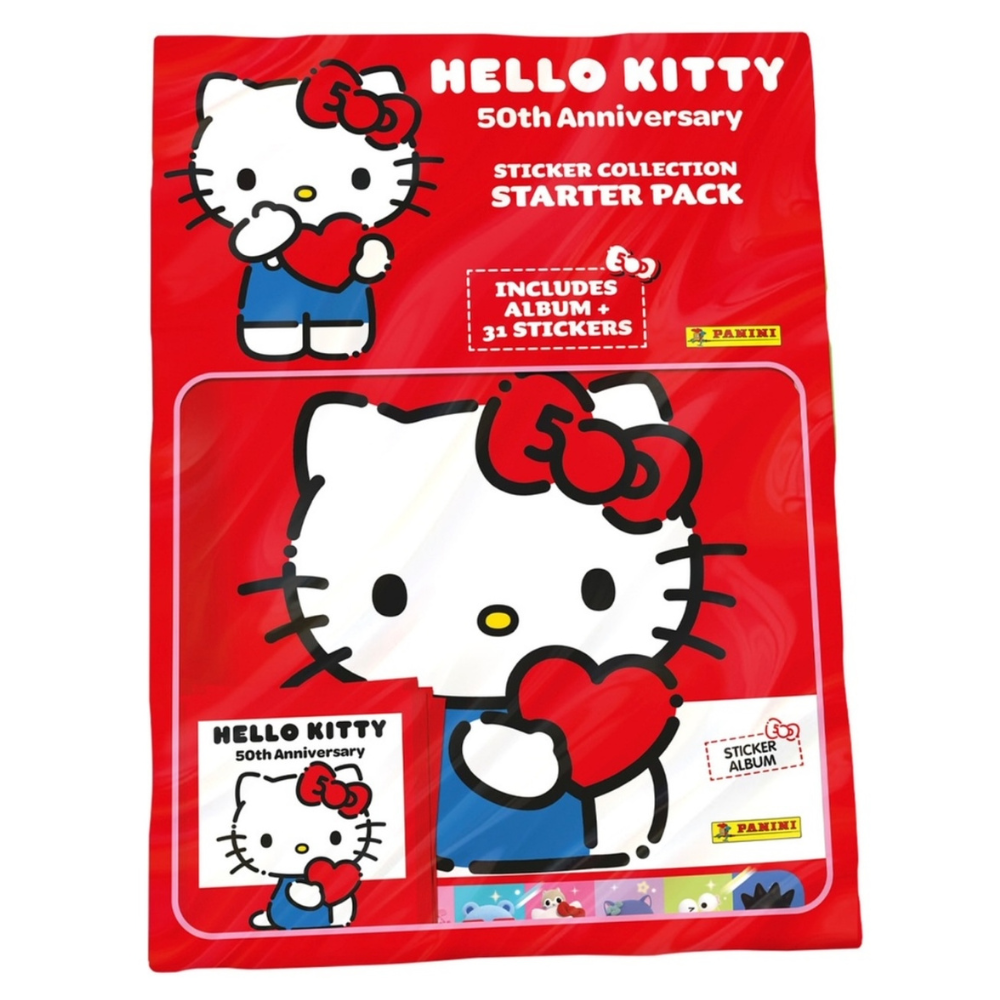 Panini 2024 Hello Kitty 50th Anniversary Sticker Collection - Starter Pack