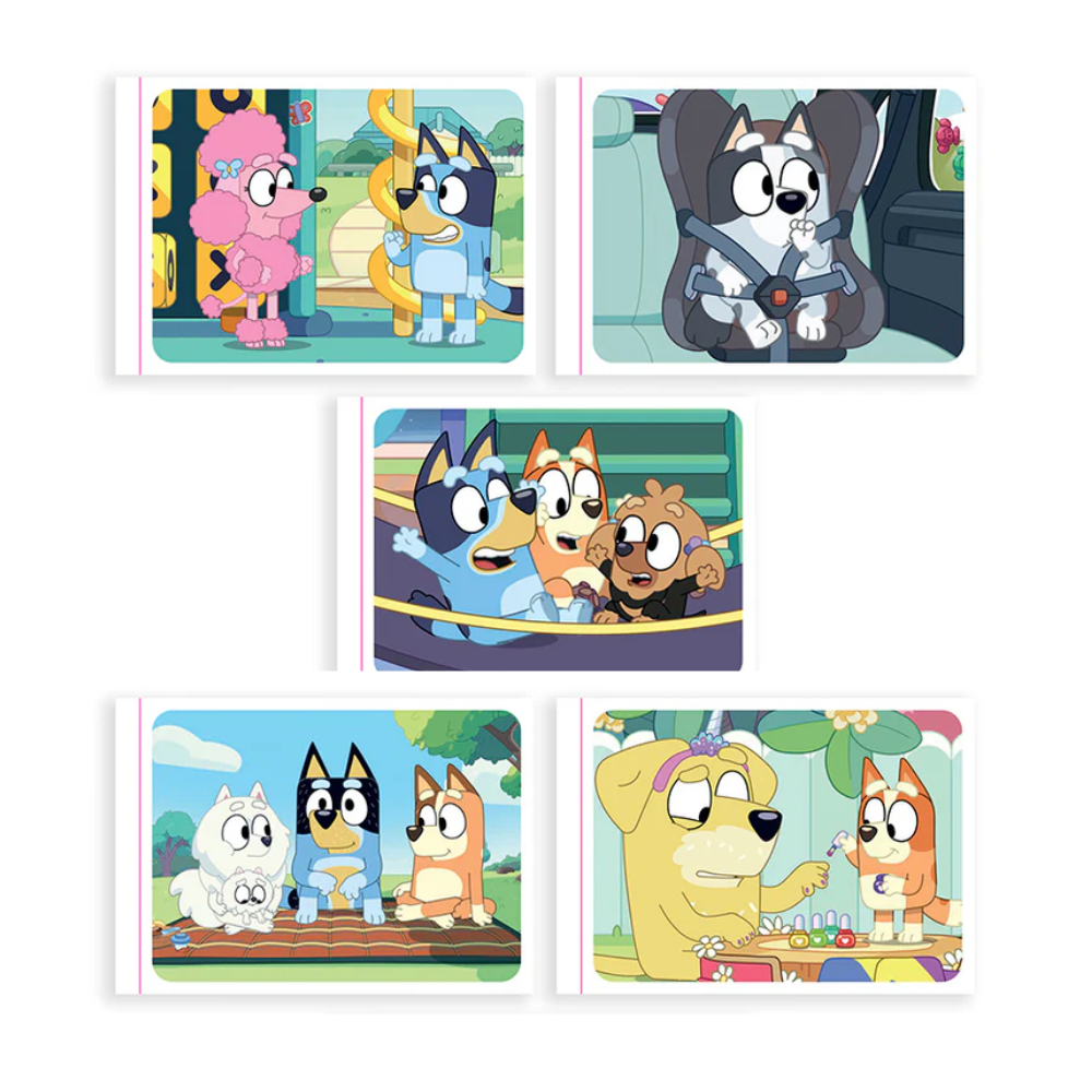 Panini 2025 Bluey Play With Friends Sticker Collection - Sticker Packet (inc 5 Stickers)