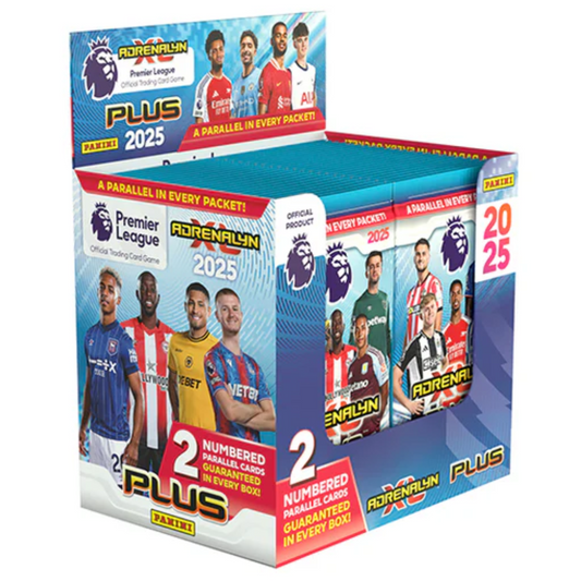 MAY PRE-ORDERS: Panini Adrenalyn XL Plus Premier League 2025 - Box of 50 Packs (8 cards per pack)