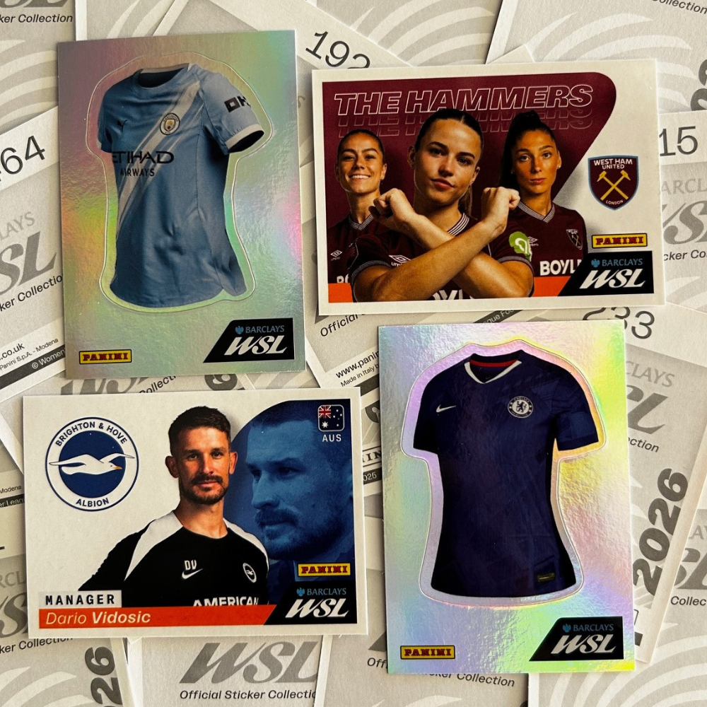 Panini Barclays Women's Super League 2026 Sticker Collection - SINGLE STICKERS (#1 - #37)