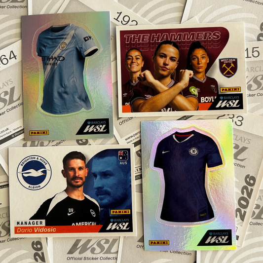 Panini Barclays Women's Super League 2026 Sticker Collection - SINGLE STICKERS (#1 - #37)