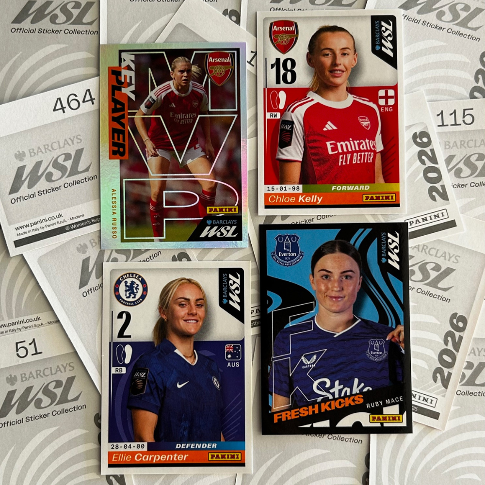 Panini Barclays Women's Super League 2026 Sticker Collection - SINGLE STICKERS (#38 - #235)