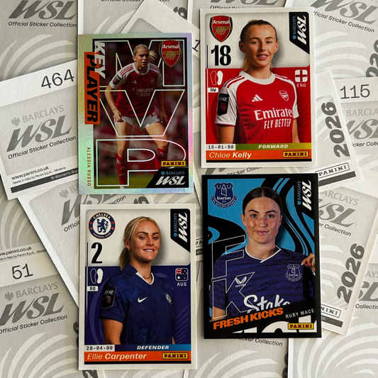 Panini Barclays Women's Super League 2026 Sticker Collection - SINGLE STICKERS (#38 - #235)