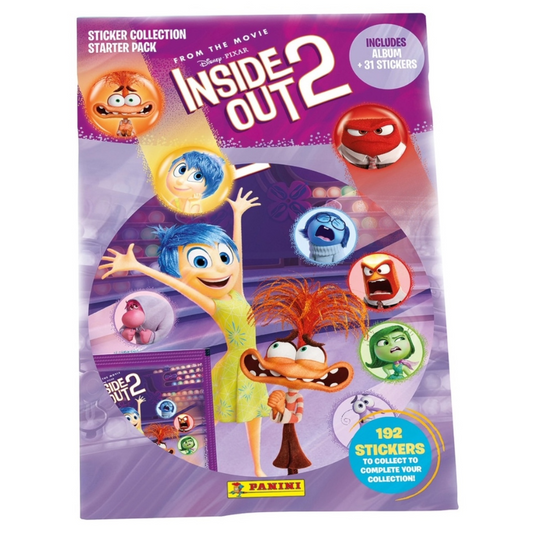 Panini 2024 Disney Pixar Inside Out 2 Sticker Collection - Starter Pack