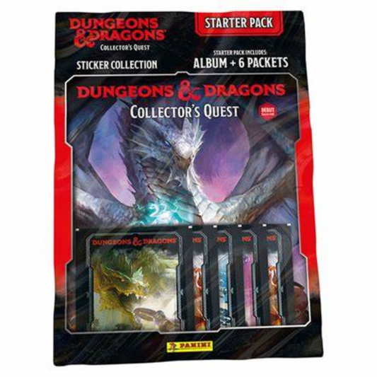 Panini Dungeons & Dragons Collector's Quest Sticker Collection - Starter Pack