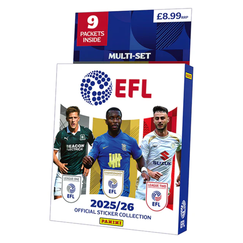 Panini EFL 2025-26 Sticker Collection - Multi-Set (including 9 Sticker Packets)