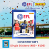 Panini EFL 2025-26 Sticker Collection - Single COVENTRY CITY Stickers (#89 - #106)