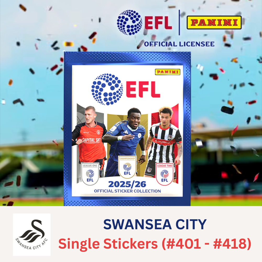 Panini EFL 2025-26 Sticker Collection - Single SWANSEA CITY Stickers (#401 - #418)