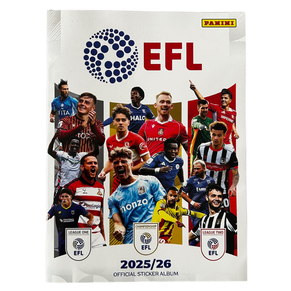 Panini EFL 2025-26 Sticker Collection - Sticker Album including Sticke ...