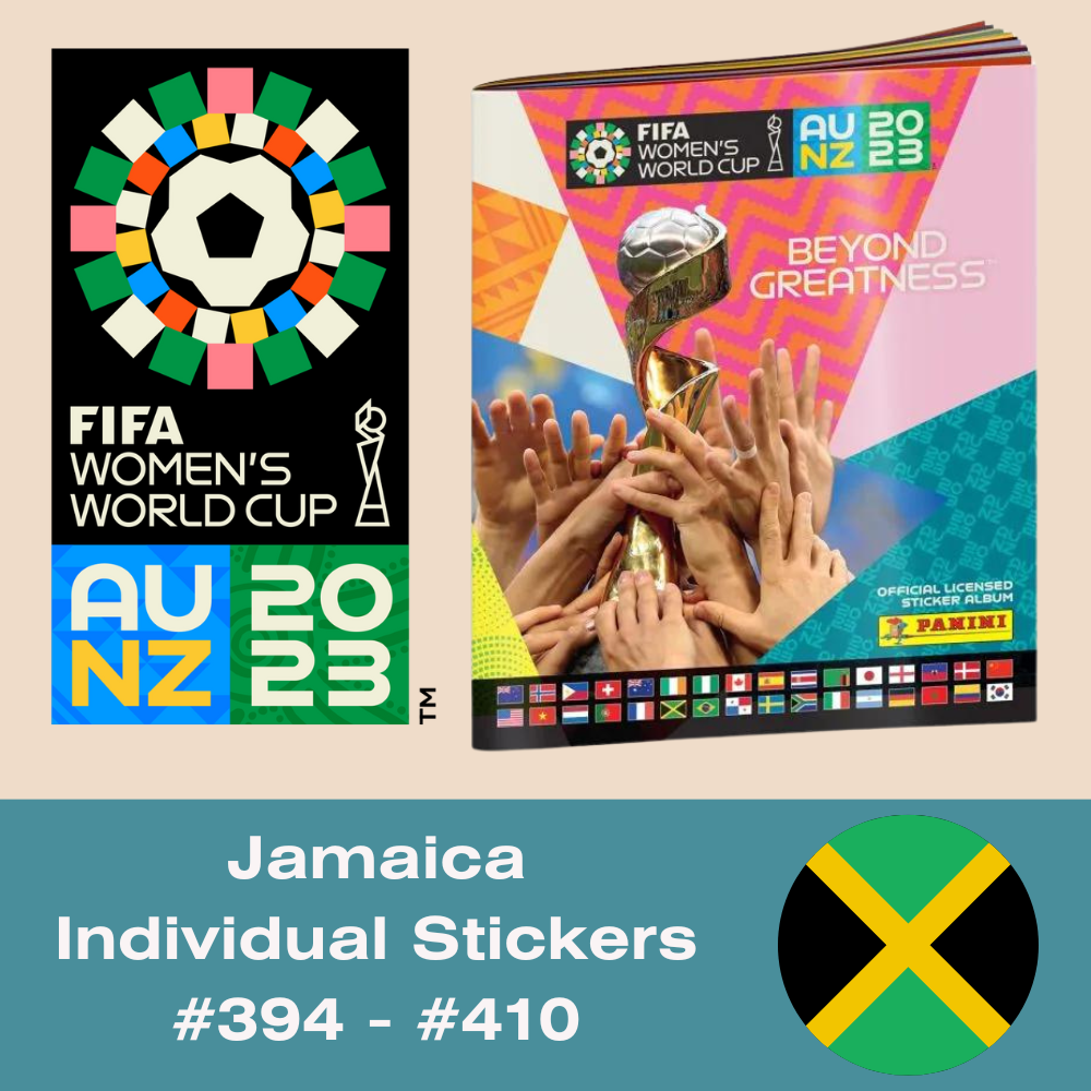 Panini FIFA Women's World Cup AU NZ 2023 - Single JAMAICA Stickers (#394 - #410)