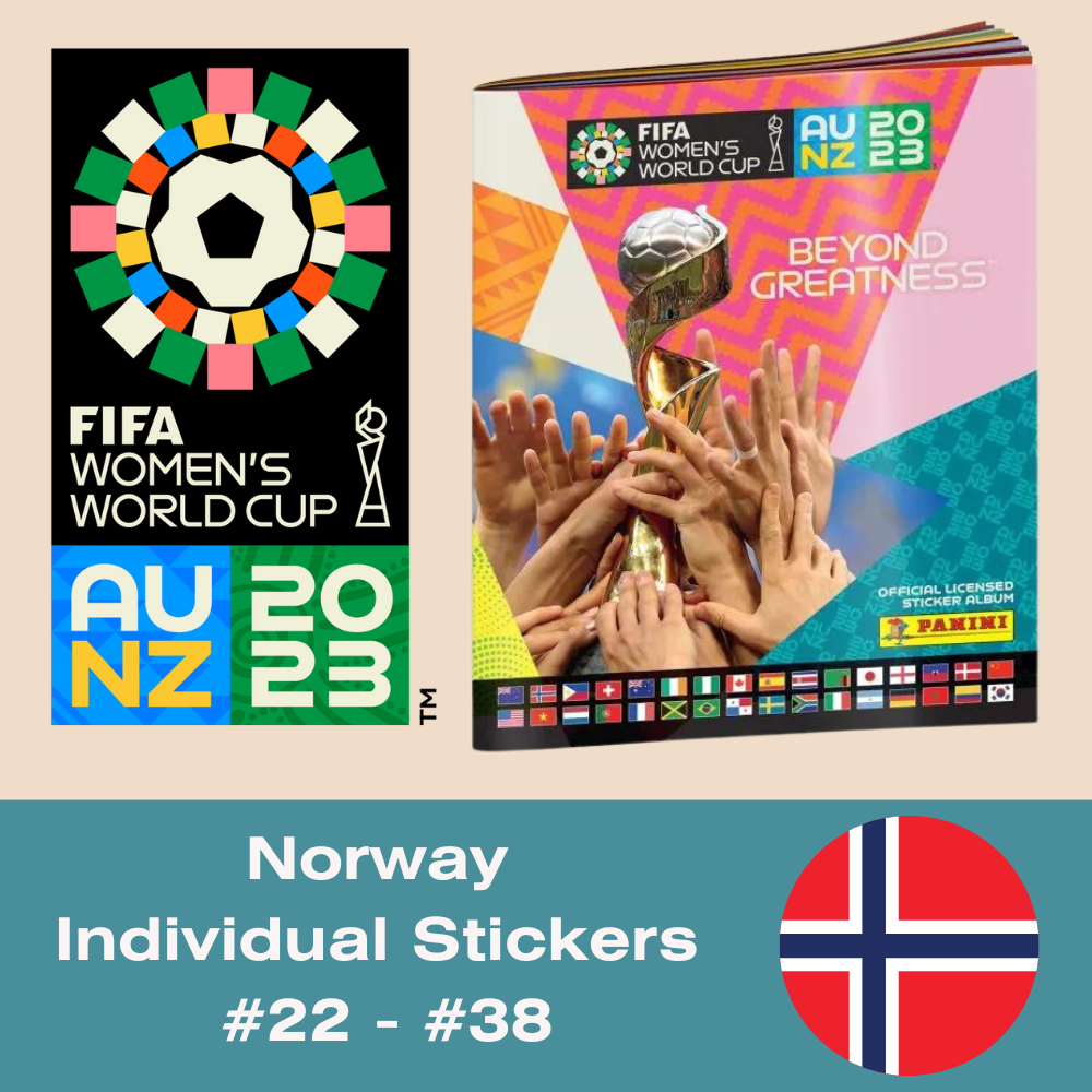Panini FIFA Women's World Cup AU NZ 2023 - Single NORWAY Stickers (#22 - #38)