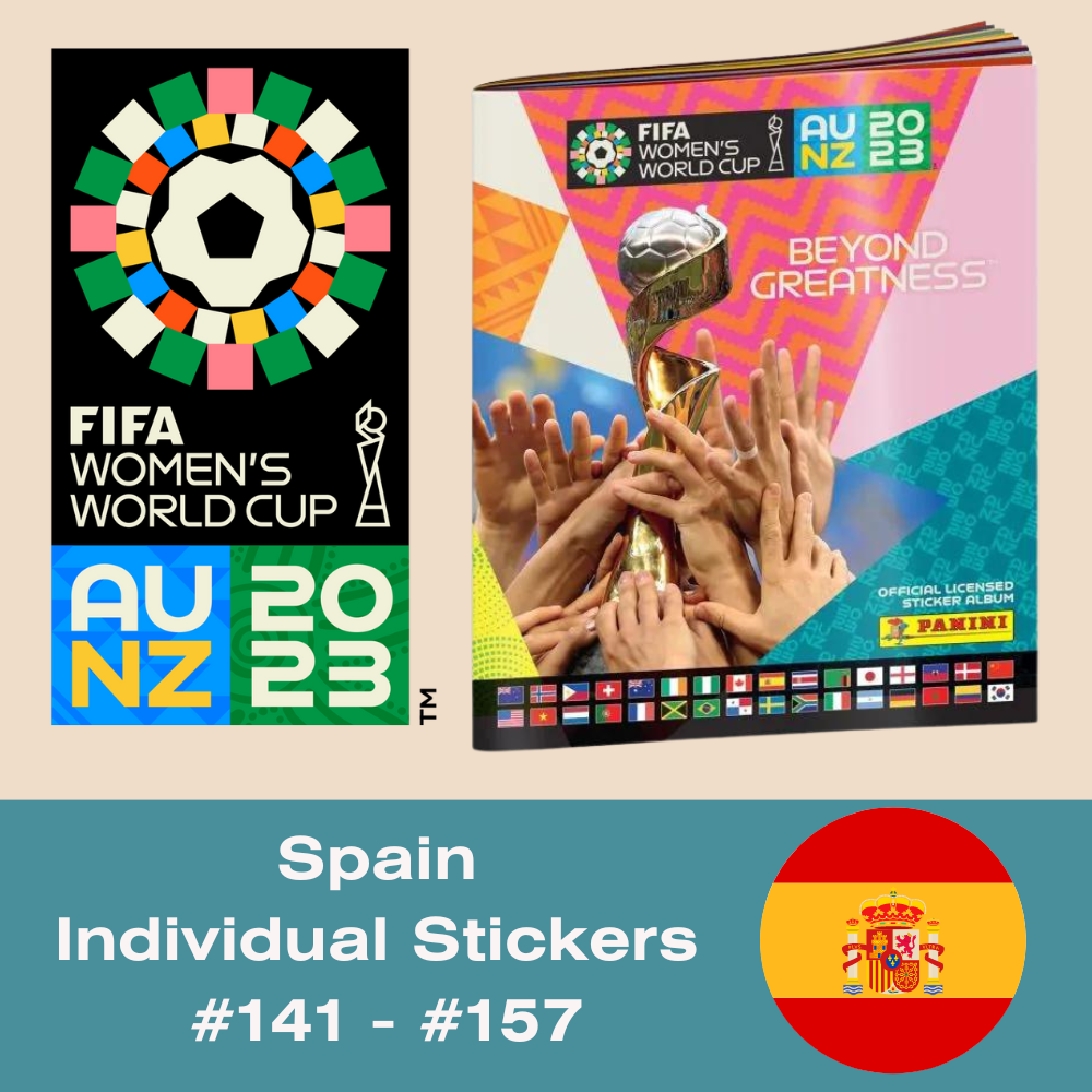 Panini FIFA Women's World Cup AU NZ 2023 - Single SPAIN Stickers (#141 - #157)