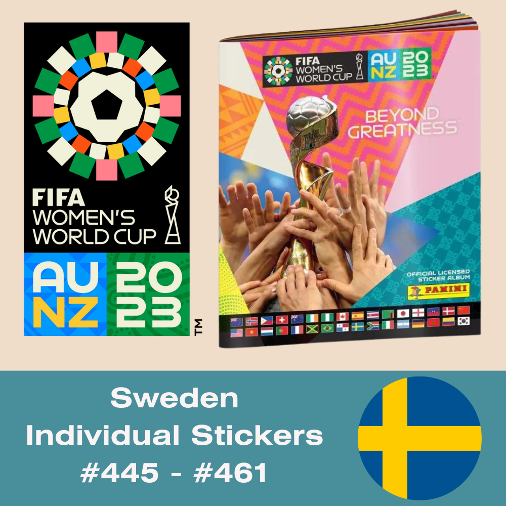 Panini FIFA Women's World Cup AU NZ 2023 - Single SWEDEN Stickers (#445 - #461)