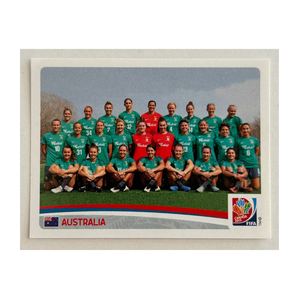 Panini FIFA Women's World Cup Canada 2015 - TEAM PHOTO (AUSTRALIA) Sticker #271