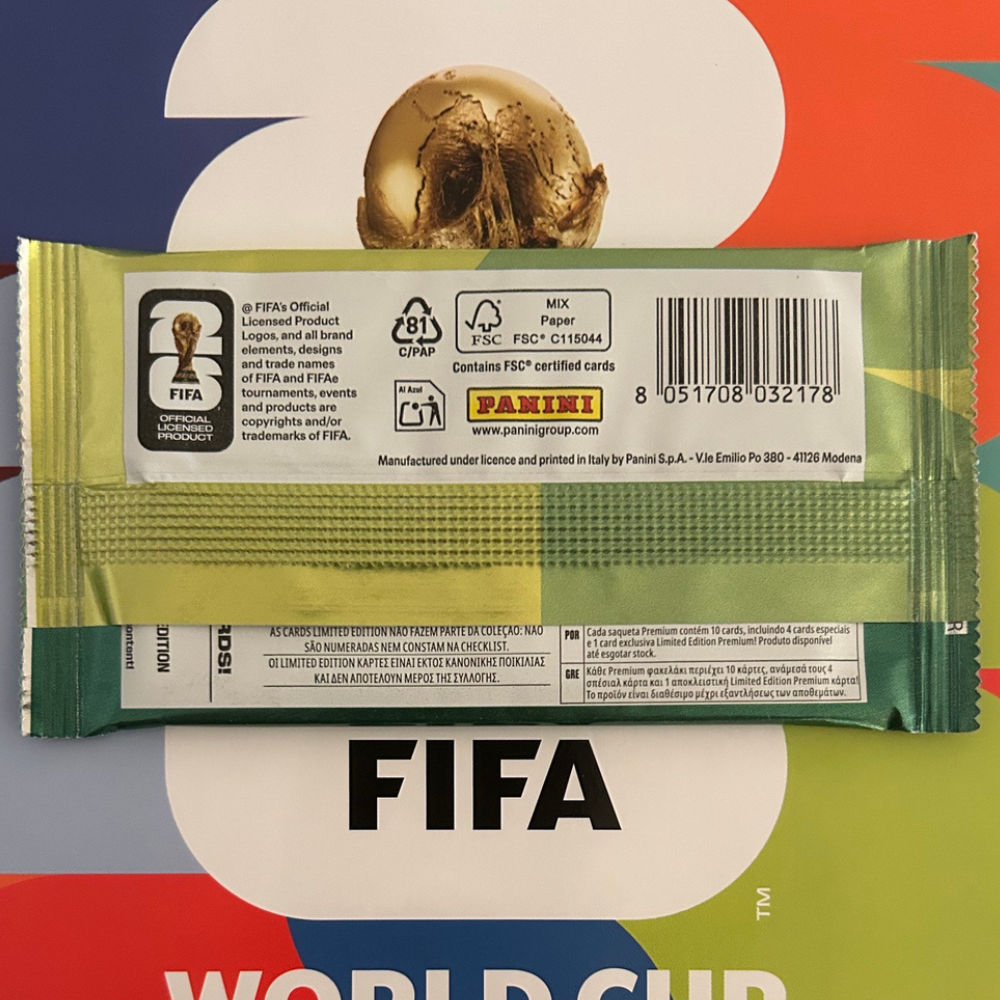 Panini FIFA World Cup 2026 Adrenalyn XL - Premium Trading Card Packets (10 Cards)