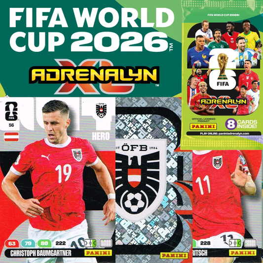 Panini FIFA World Cup 2026 Adrenalyn XL - Single AUSTRIA Cards (#46 - #57)