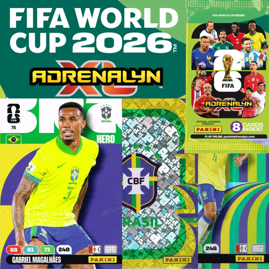 Panini FIFA World Cup 2026 Adrenalyn XL - Single BRAZIL Cards (#70 - #81)