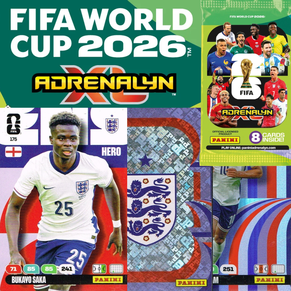 Panini FIFA World Cup 2026 Adrenalyn XL - Single ENGLAND Cards (#166 - #177)