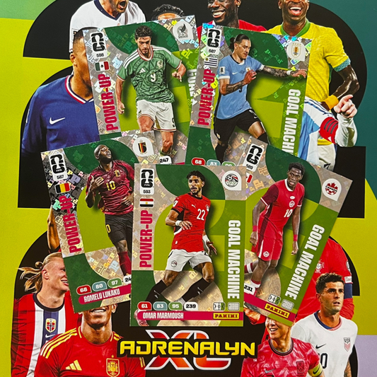 Panini FIFA World Cup 2026 Adrenalyn XL - Single GOAL MACHINES Cards (#586 - #607)