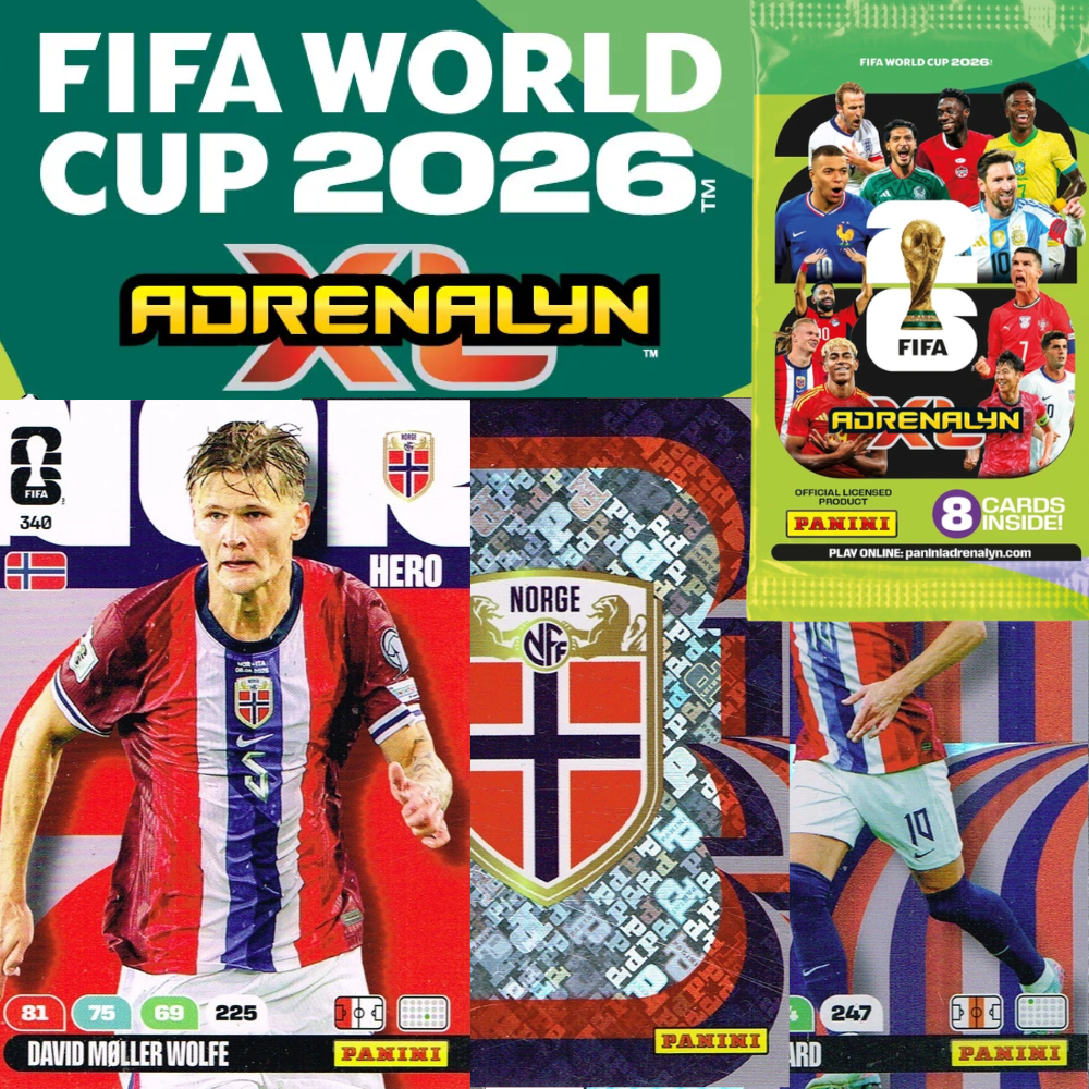Panini FIFA World Cup 2026 Adrenalyn XL - Single NORWAY Cards (#334 - #345)