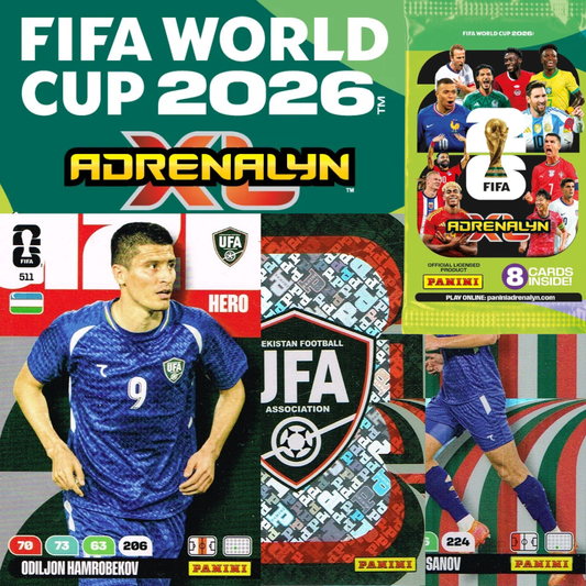 Panini FIFA World Cup 2026 Adrenalyn XL - Single UZBEKISTAN Cards (#502 - #513)