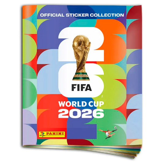 Panini FIFA World Cup 2026 Official Sticker Collection - STICKER ALBUM (UK VERSION) inc 6 Stickers