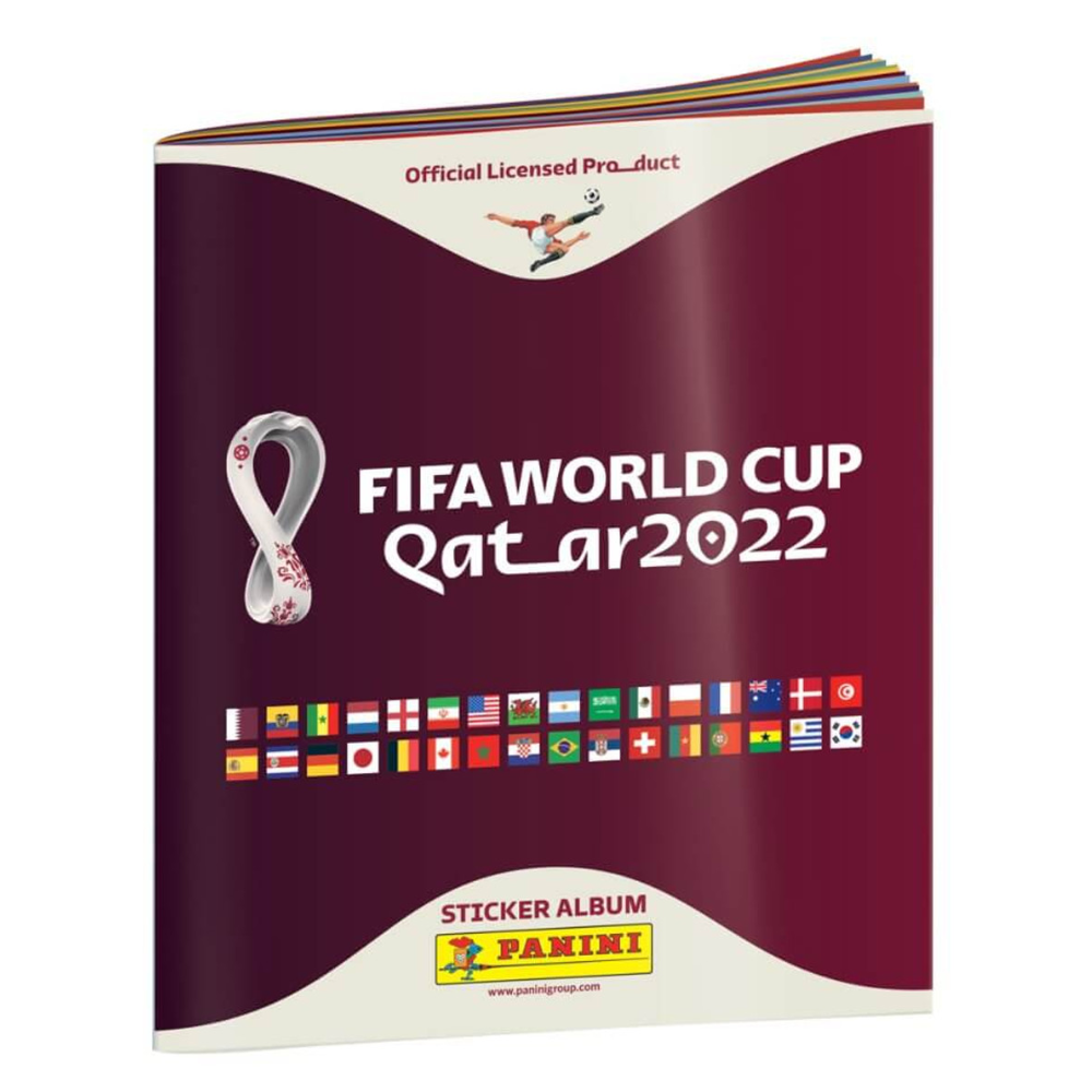Panini FIFA World Cup Qatar 2022 - Starter Pack (1 Sticker Album & 25 Stickers)