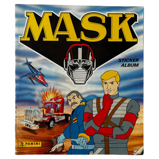 Panini MASK 1986 Sticker Collection - COMPLETE STICKER ALBUM (No Poster) 264 Stickers Included