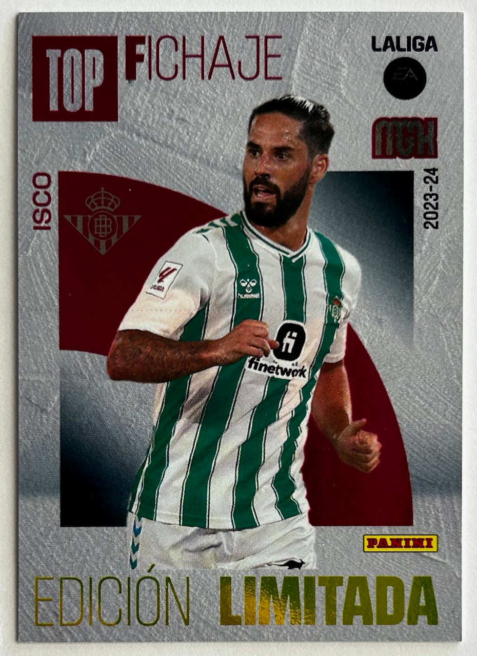 Panini MGK Megacracks La Liga 2023-24 - ISCO (REAL BETIS) Top Signing Limited Edition *Jugon! 199 Exclusive* (Copy)