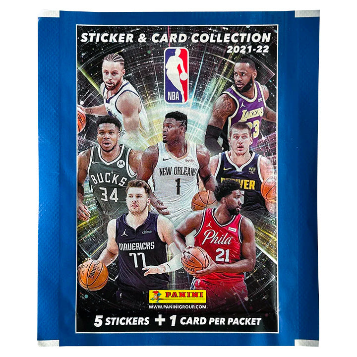 Panini Sticker Packet Panini NBA Sticker & Card Collection 2021-22 - Packets – JaqJnr