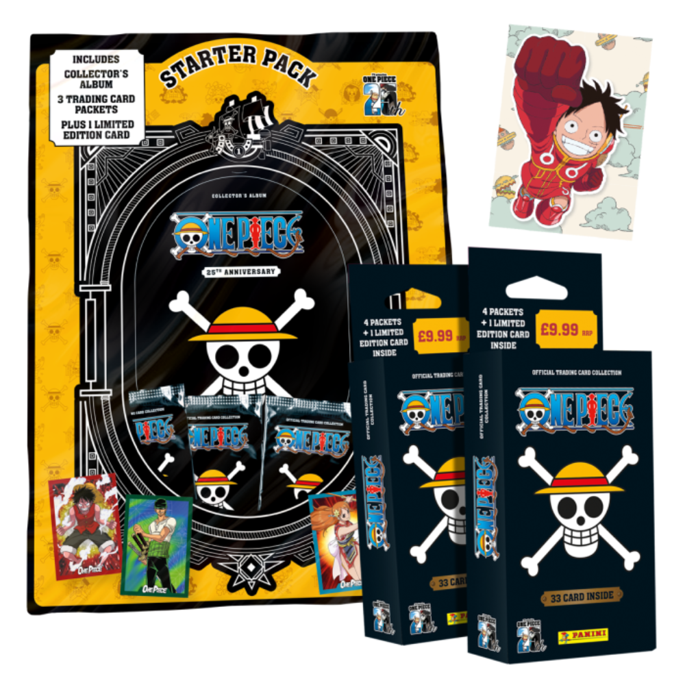 XMAS PRE-ORDER: Panini One Piece Official Trading Card Collection Bundle (2 Multi Sets & Starter Pack)