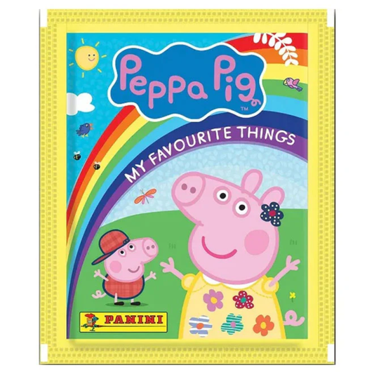 Panini Peppa Pig My Favourite Things Sticker Collection - Sticker Packet (inc 5 Stickers)