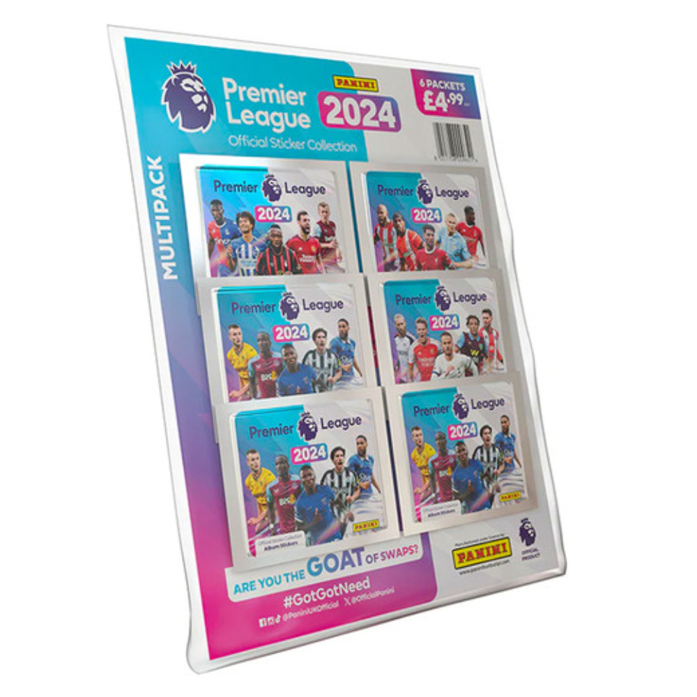 Pl Sticker 2024 Panini Premier League Sticker Collection - Multipack (6 Sticker P ...
