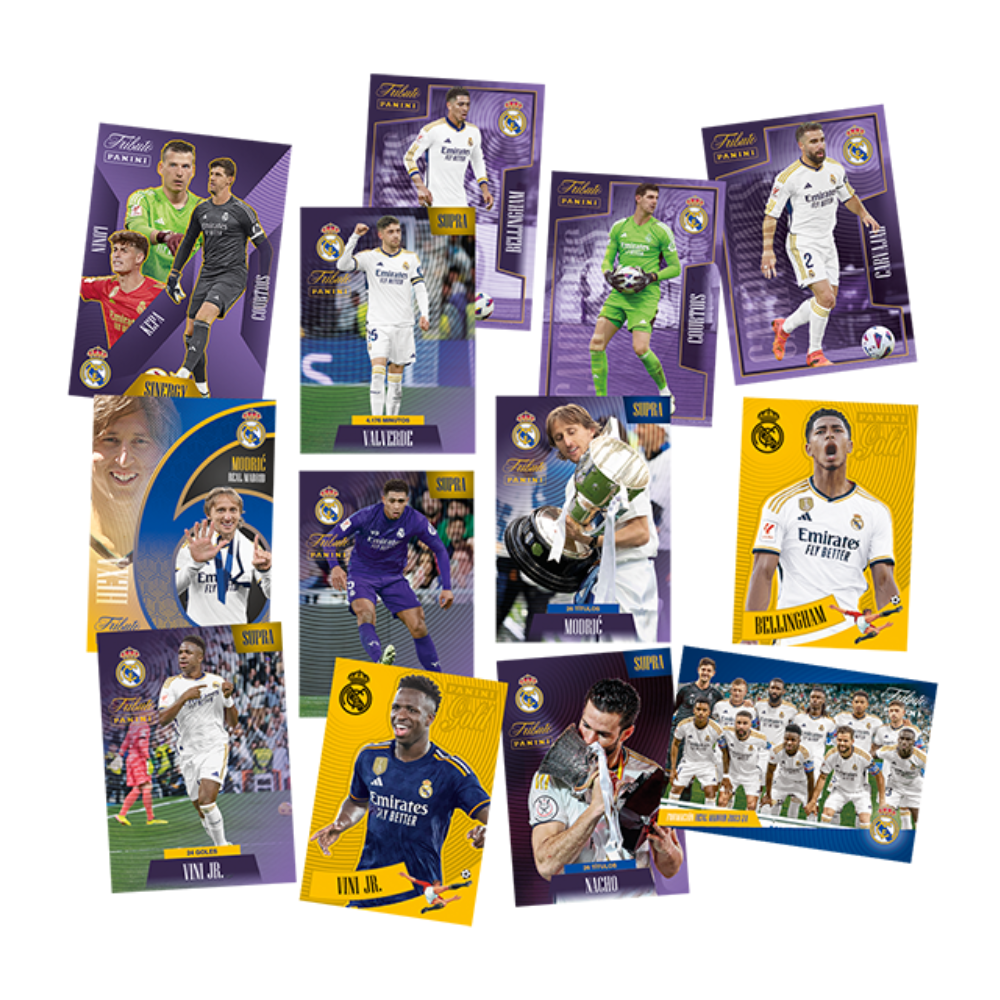 XMAS PRE-ORDER: Panini Real Madrid Tribute 2023-24 'Tricampeones' Box