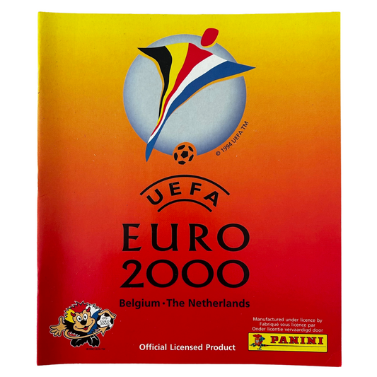 Panini UEFA EURO 2000 Sticker Collection - EMPTY STICKER ALBUM including 6 Stickers