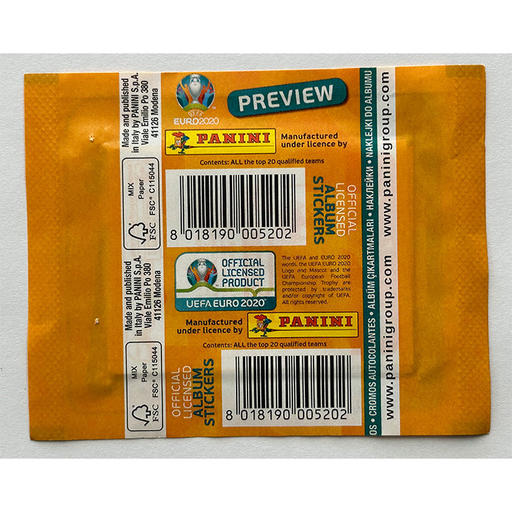 Panini Sticker Packet Panini UEFA EURO 2020 Preview Sticker Collection - Sticker Packet – JaqJnr