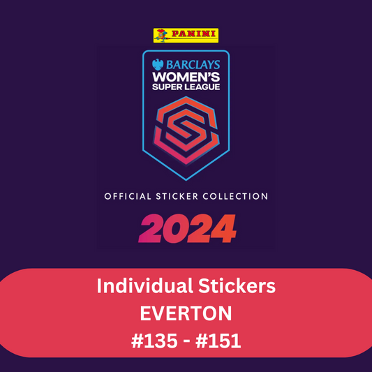 Panini Barclays Women's Super League 2024 - Single EVERTON Stickers (#135 - #151)