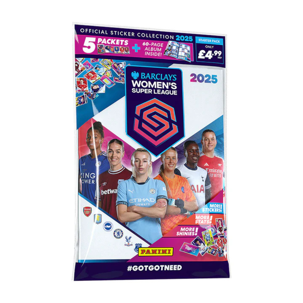 Panini Sticker Packet Panini Women's Super League 2025 Official Sticker Collection - Starter ...