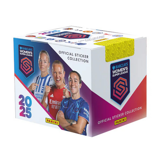 XMAS PRE-ORDER: Panini Women's Super League 2025 Official Sticker Collection - Box of 50 Packets